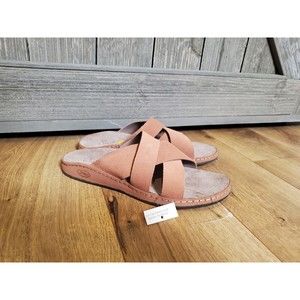 CHACO WAYFARER Women's Comfort Slide Sandals Red Clay Color Suede Size 9